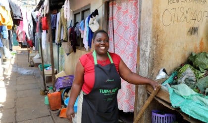 Anne Kadogo Ndenga lives in Nairobi 