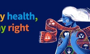 Illustration for World Health Day 2024 with the slogan &quot;My health, my right&quot; (Courtesy of the World Health Organisation)
