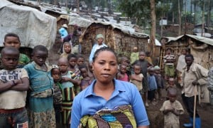 Bulengo camp, one of the newest camps in DRC, around 400 people with disabilities have organised a group and elected representatives. The camp is built on ground made of broken volcanic rocks, and heavy rains almost daily leave the ground muddy and wet, making it inhospitable and sometimes impassable for people using crutches or wheelchairs. They say they struggle to access the few services available, including the distribution of food and medical facilities.