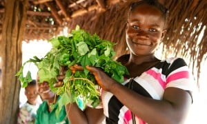 Mothers Group member Martina Myers at a food and nutrition diversification session in Gborgar, Grand bassa, Liberia, supported by Concern under the Irish Aid funded LIFE programme. (Photo: Kieran McConville/Concern Worldwide)