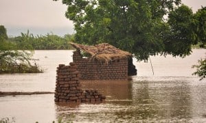 Some of the devastation created by Cyclone Freddy in Nsanje, Malawi, in 2023.