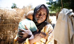 Nedal and her son Abdul Kareem