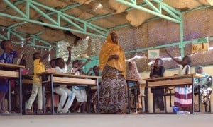 A Tillabéry school enrolled in Concern&#039;s Apprendre Ensemble (Learning Together) project. The programme supports 250 schools in 12 communes, including 200 in Tillabéry and 50 in Tahoua. Photo: Concern Worldwide