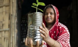 Ruksana* recieve Concern’s training support on nutrition, home gardening and seeds production for better nutritious life and livelihood at Cox's bazar. Photo: Saikat Mojumder/Concern Worldwide.