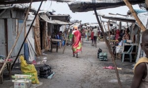 Bentiu displacement site in South Sudan's Unity State. Photo: Jon Hozier-Byrne/Concern Worldwide