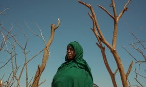 Hafsa Mohamud lives in Borama with her husband and nine children. The area where they live is devoid of clean water, with the nearest source five hours away.