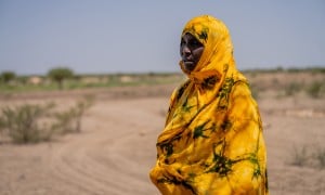 Khadia Dahir (45) is a mother of six in Tuli District, Somalia. Concern has worked with her community to restore degraded land and strengthen livelihoods in an area hit hard by El Niño.