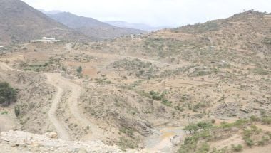 Arid landscape in Ethiopia.