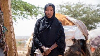 Khadan Mohamed Hamed lives in a camp for displaced people in Somaliland. 