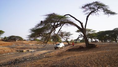 A river runs dry in the Horn of Africa