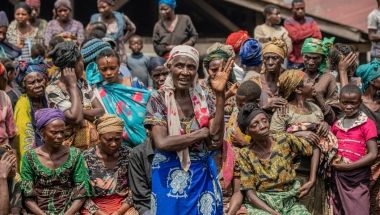 Women of Kisoko site, Masisi, DRC. Photo: Gabriel Nuru/Concern Worldwide.