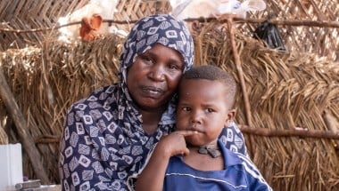 Amani Suleiman Adam (35) and her son Badradan Alrashib Idris (3)