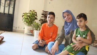 Fatima and her children are Syrian refugees in Lebanon. Omar Daouk/Concern Worldwide