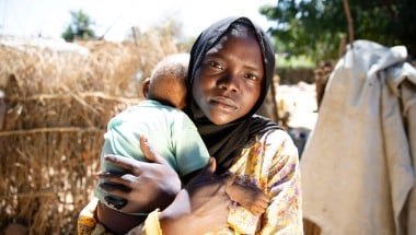 Nedal and her son Abdul Kareem