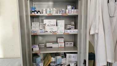 Medicine in a stabilization centre, Northern Bahr el-Ghazal State. Photo: Eugene Ikua/Concern Worldwide