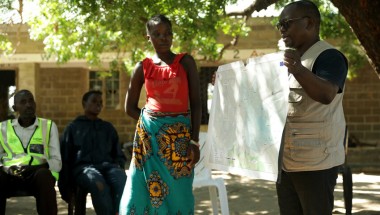 Disaster Management Committee meeting. Photo: Jon Hozier-Byrne/Concern Worldwide