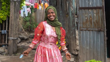 KOICA programme participant Birhani in Addis Ababa. Photo: Eugene Ikua/Concern Worldwide.