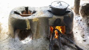 An eco-stove being used in Buchanan, Liberia. Photo: Concern Worldwide.