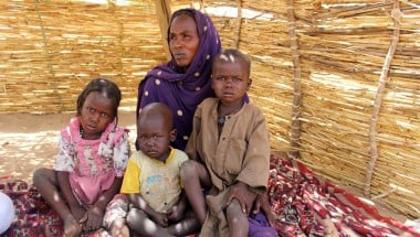 Khatir fled Sudan and arrived in Chad over ten years. "When I arrived in Chad, I was married to a Chadian man, but unfortunately we divorced. Today, the three children you see with me are entirely my responsibility because he completely abandoned me." Khatir receives cash assistance that provides her and her children food, care for her children and essential needs. Being apart of the VSLA allows Khatir to save and borrow when necessary. Photo: Concern Worldwide