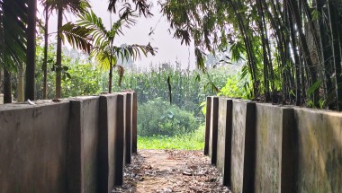Constructed U-drain. Photo: Md. Noor Islam Chowdhury, GUK.
