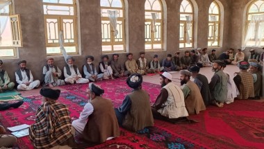 Awareness session on the rights of women and persons with disabilities, facilitated by Concern Worldwide staff at the community level. Photo: Concern Worldwide.