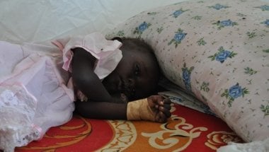 16-year-old Nyaruach&#039;s 18-month-old baby, Nyakuma. Photo: Concern Worldwide. 