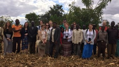 Cross and Passion College students pictured in Malawi.