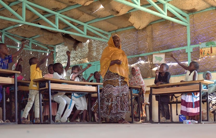 A Tillabéry school enrolled in Concern's Apprendre Ensemble (Learning Together) project. The programme supports 250 schools in 12 communes, including 200 in Tillabéry and 50 in Tahoua. Photo: Concern Worldwide