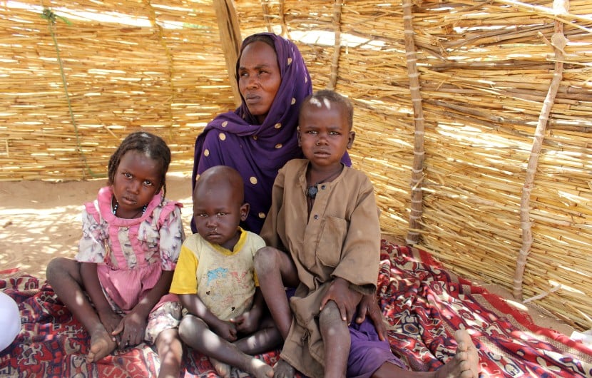 Khatir fled Sudan and arrived in Chad over ten years. "When I arrived in Chad, I was married to a Chadian man, but unfortunately we divorced. Today, the three children you see with me are entirely my responsibility because he completely abandoned me." Khatir receives cash assistance that provides her and her children food, care for her children and essential needs. Being apart of the VSLA allows Khatir to save and borrow when necessary. Photo: Concern Worldwide