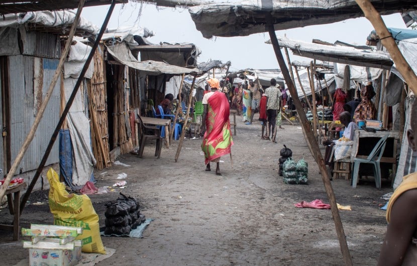 Bentiu displacement site in South Sudan's Unity State. Photo: Jon Hozier-Byrne/Concern Worldwide