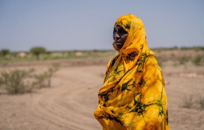 Khadia Dahir (45) is a mother of six in Tuli District, Somalia. Concern has worked with her community to restore degraded land and strengthen livelihoods in an area hit hard by El Niño.
