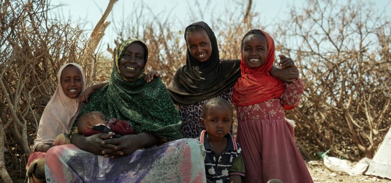 Kausar and her children