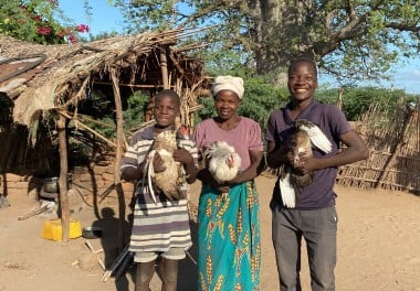 Monica Simbi (47) and her sons