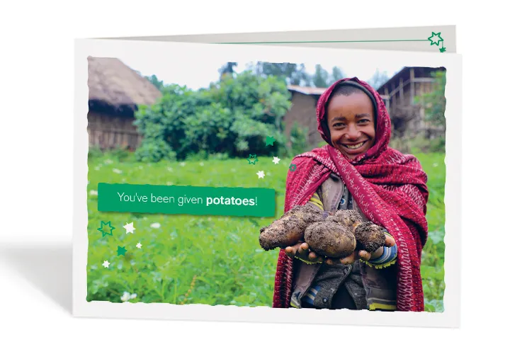 Concern Gift Card Irish Potatoes Concern Gift Card Irish Potatoes
