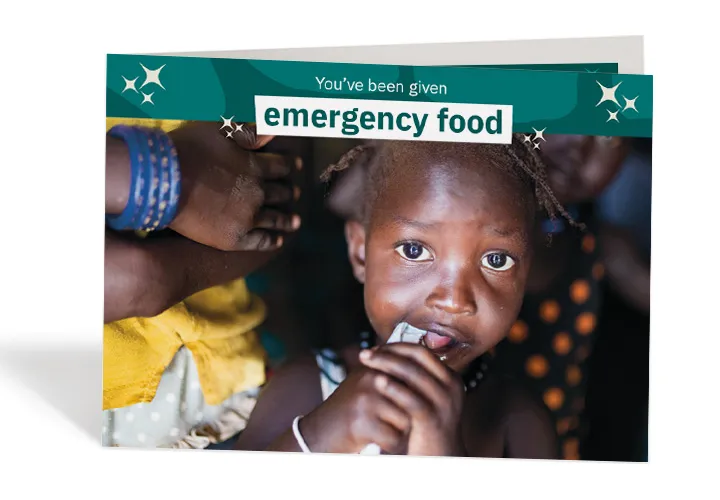 This young girl from Sudan can avoid malnutrition thanks to life-saving sachets of peanut paste. Photo: Steve De Neef / Concern Worldwide This young girl from Sudan can avoid malnutrition thanks to life-saving sachets of peanut paste. Photo: Steve De Neef / Concern Worldwide