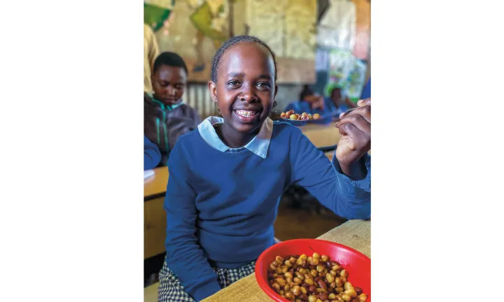 Every student at the Gatato Community School in Nairobi gets daily breakfast and lunch meals thanks to Concern. Photo: Jennifer Nolan / Concern Worldwide Every student at the Gatato Community School in Nairobi gets daily breakfast and lunch meals thanks to Concern. Photo: Jennifer Nolan / Concern Worldwide