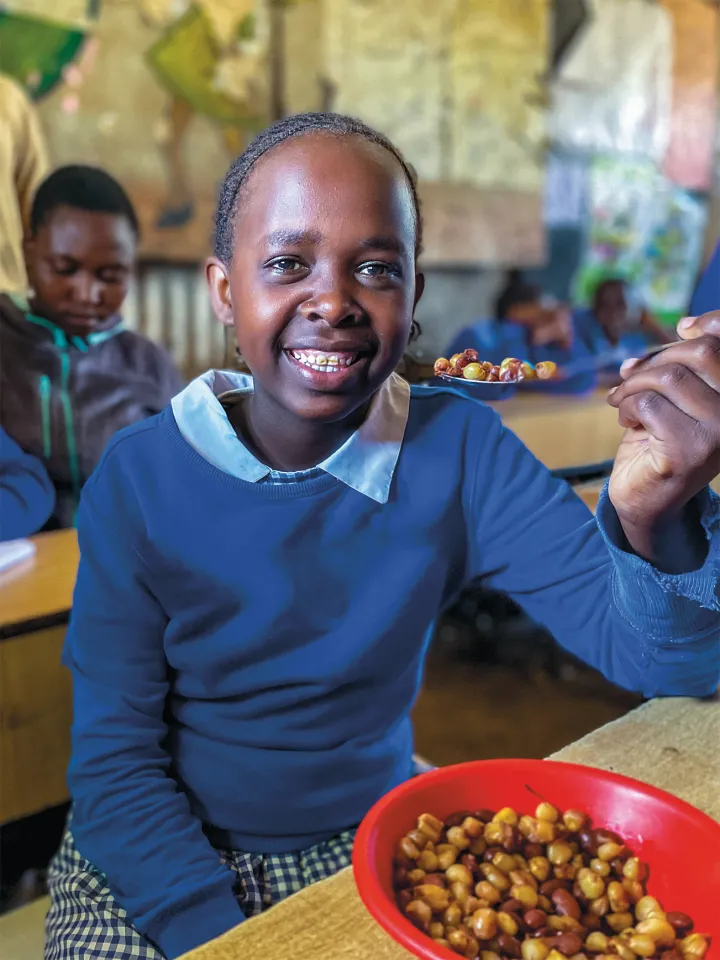 Every student at the Gatoto Community School in Nairobi gets a daily meal, thanks to Concern. Photo: Jennifer Nolan / Concern Worldwide Every student at the Gatoto Community School in Nairobi gets a daily meal, thanks to Concern. Photo: Jennifer Nolan / Concern Worldwide