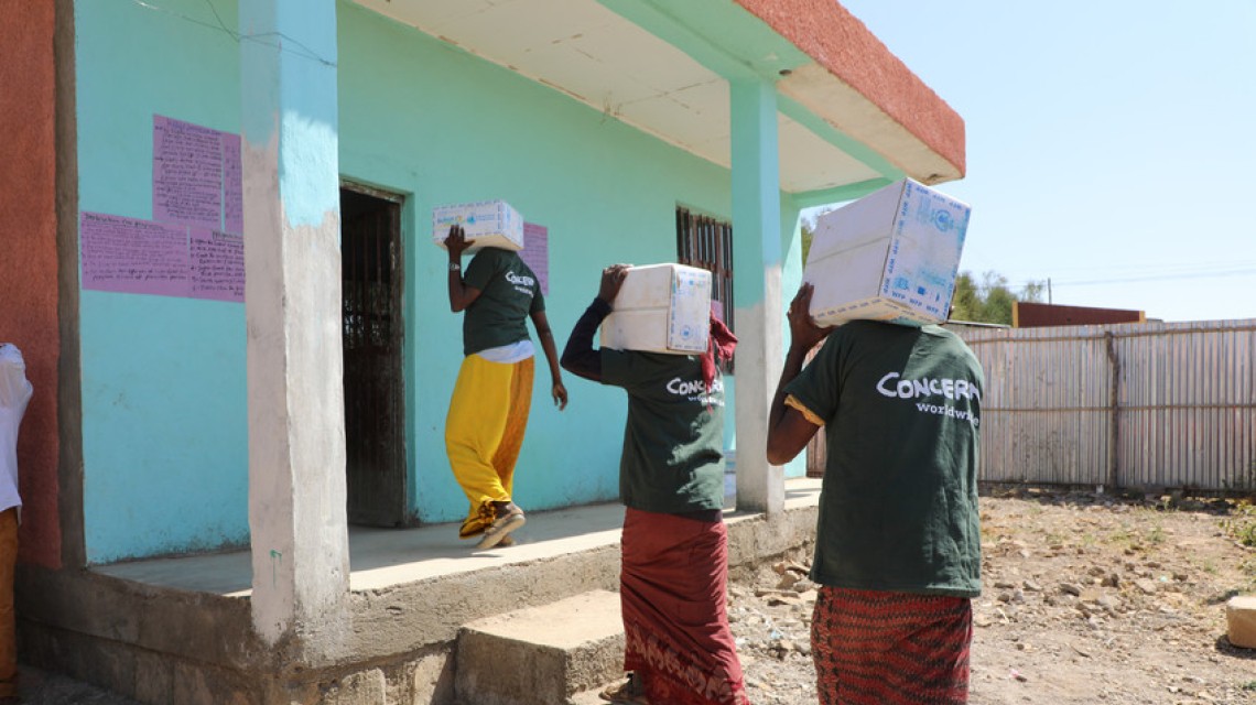 Concern staff working hard in the Somali Region, Ethiopia Photo: Jennifer Nolan/ Concern Worldwide.