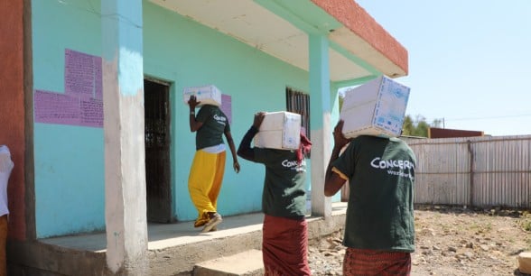Concern staff working hard in the Somali Region, Ethiopia Photo: Jennifer Nolan/ Concern Worldwide.