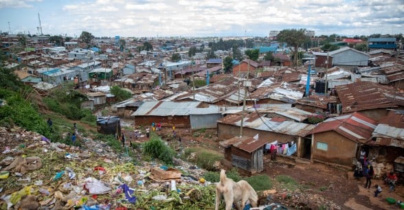 Kibera in Nairobi is Africa's largest urban slum.