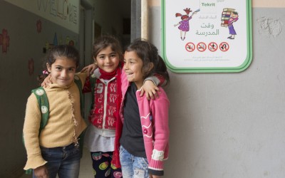Syrian children attending Concern’s non-formal education in Lebanon. Photo: Chantale Fahmi/Concern Worldwide.