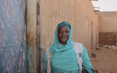 Ramatou Jean Coffi , Community Outreach Agent for Concern. Photo: Ollivier Girard / Concern Worldwide