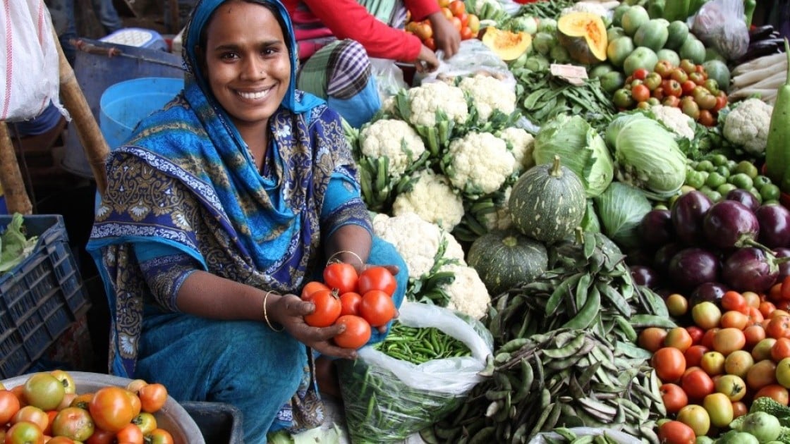 Rina from Bangladesh received support from Concern to start a small business. Photo: Concern Worldwide.
