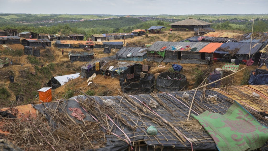 Hakim Para camp in Cox's Bazar, Bangladesh