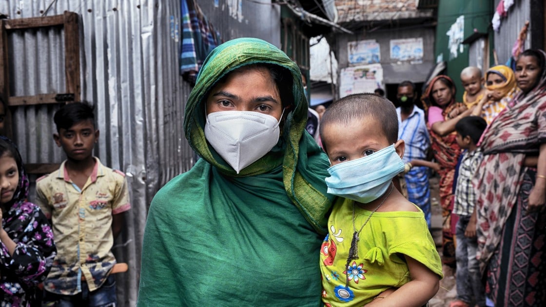 Khadiza is struggling to feed her family as a result of COVID-19