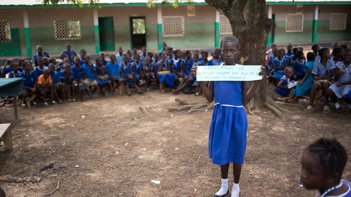 In October 2015, the Ministry of Education launched an out of school hours education programme for pregnant girls. Photo: Concern Worldwide.