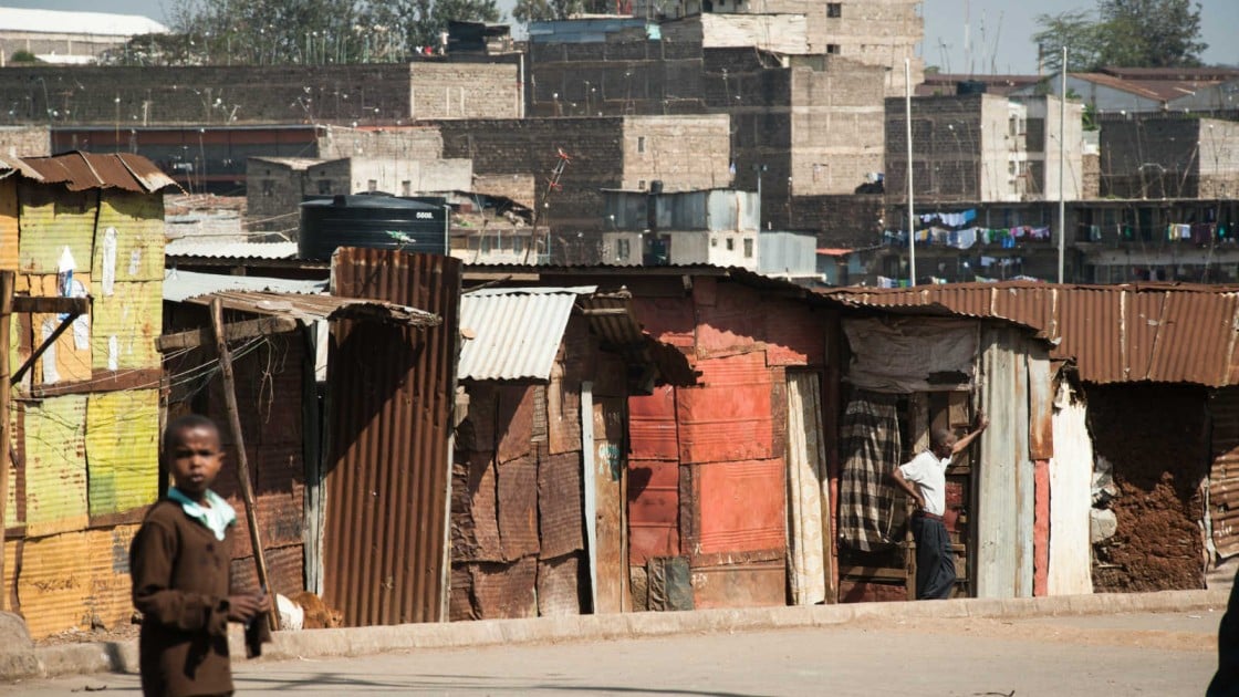 The slums of Nairobi are uniquely vulnerable to crisis. Photo taken by Phil Moore/Concern Worldwide.