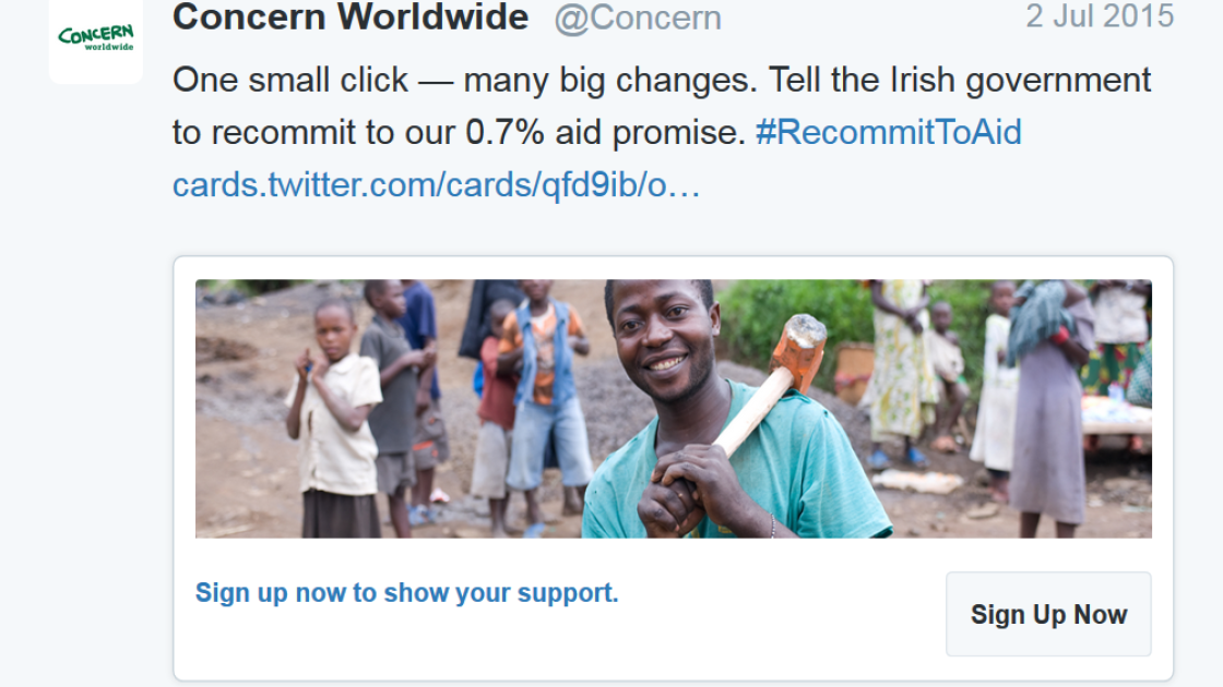 Concern twitter card, July 2015.