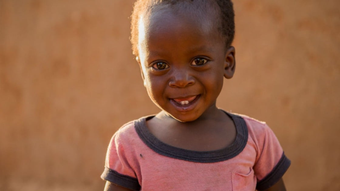 15 month old Marthiasimboela from Tambo, Zambia. Photo taken by Gareth Bentley / Concern Worldwide.
