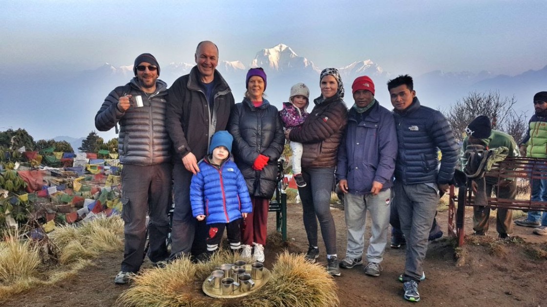 Nepal Country Director Eileen Morrow with family and friends. Photo: Eileen Morrow/Concern Worldwide